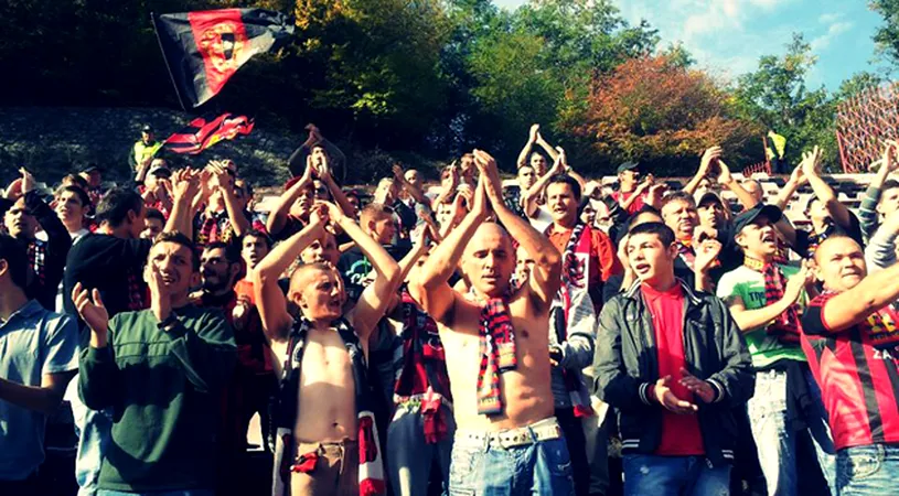 Guardia Rosso-Nera a protestat** cu FC Bihor împotriva lui Carol Gurgu!