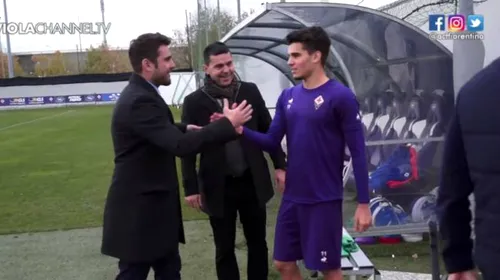 Mutu a revenit pe Artemio Franchi și s-a întâlnit cu Ianis Hagi! VIDEO | „Visul meu e să antrenez Fiorentina. Știu că aici sunt mai iubit decât în țara mea”