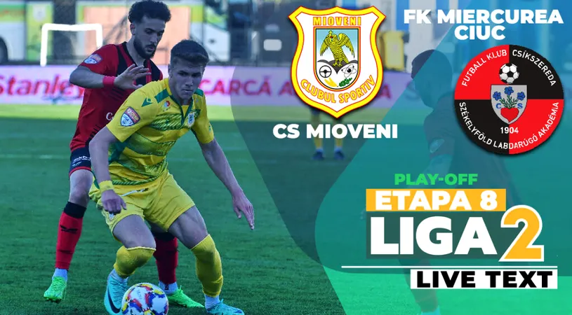 CS Mioveni – FK Miercurea Ciuc se joacă ACUM. Harghitenii sunt groggy. Blănaru îi păcălește pe toți și obține un penalty, pe care îl transformă