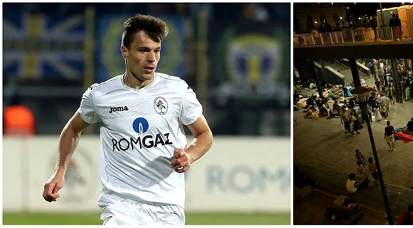 Ce simte un refugiat? Un fotbalist din România a trăit pe pielea sa o astfel de experiență: 
