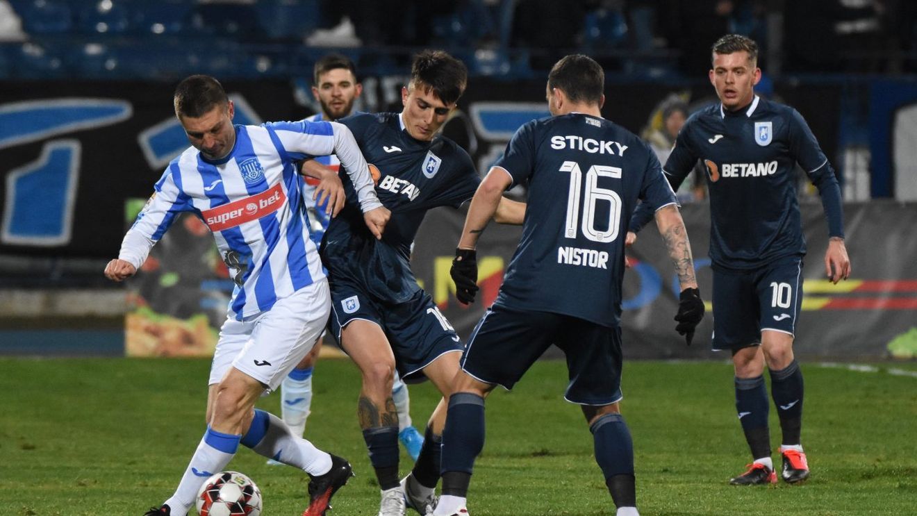 U Craiova, eliminată dramatic de Poli Iași din sferturile Cupei României! Este prima victorie pentru Mircea Rednic în 2020