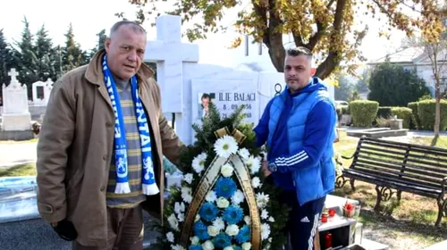 FC U Craiova 1948, postare emoționantă pe rețelele sociale dedicată lui Ilie Balaci: „Astăzi, timpul se oprește. Lumii parcă ceva îi lipsește” | FOTO