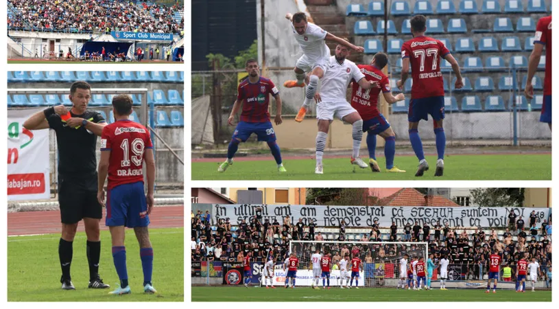 ”Călăreții roșii” au împărțit punctele cu Steaua. Șelimbărul n-a profitat de omul în plus avut în ultima jumătate de oră