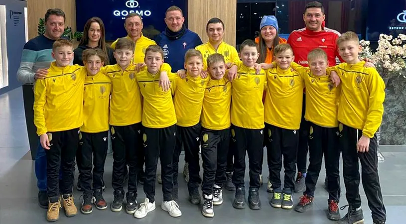Războiul i-a prins la Brașov! Solidaritate pentru micuții fotbaliști ucraineni de la Ruh Lviv, care rămân în România după ce au participat la un turneu