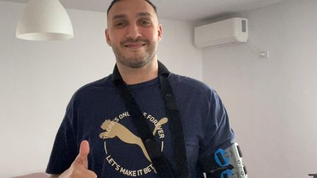 Ionuț Iancu, componentul echipei Dinamo, este în al nouălea cer: „Cred că va fi portar de handbal"