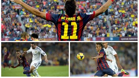 Poate și în Europa! Neymar, eroul primului "Clasic" din carieră! Real Madrid a cerut două penalty-uri