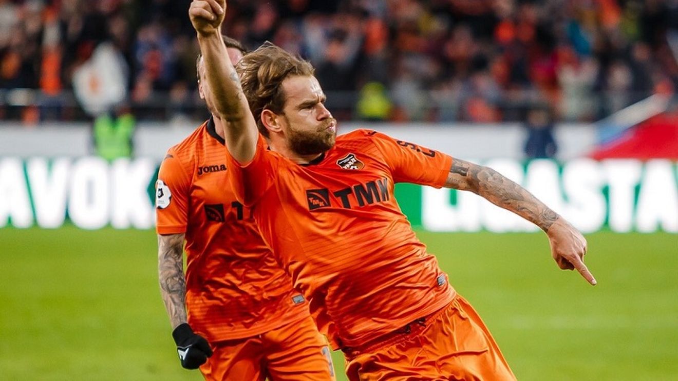 Eric Bicfalvi, un nou gol în Rusia! VIDEO | Mijlocașul a ajuns la șase goluri pentru Ural, dar a pierdut contra echipei lui Nedelcearu