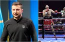 Cum l-a numit Volodimir Zelenski pe Oleksandr Usyk după victoria cu Tyson Fury! S-au strâns sute de mii de like-uri la mesajul președintelui Ucrainei