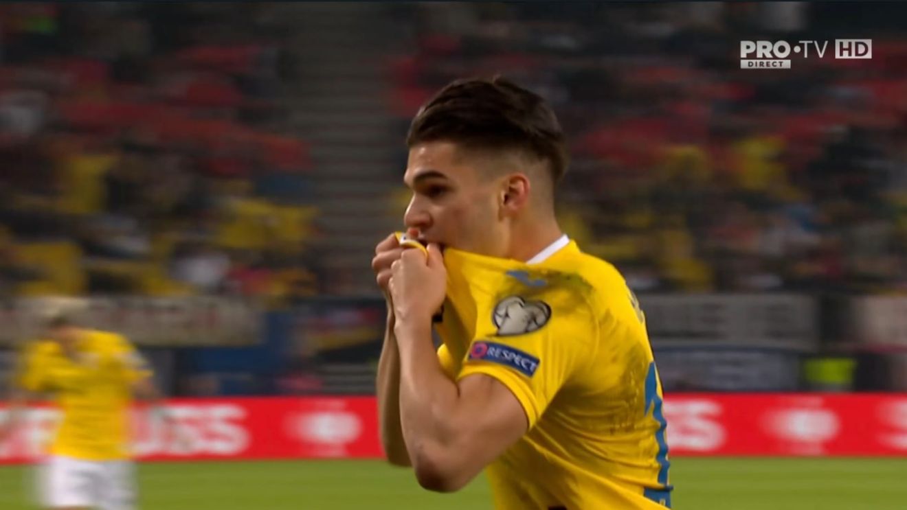 Ianis Hagi, gol fabulos în poarta lui Ter Stegen! Cum a deschis scorul „Prințul” în meciul Germania - România! L-a umilit pe Rudiger | FOTO