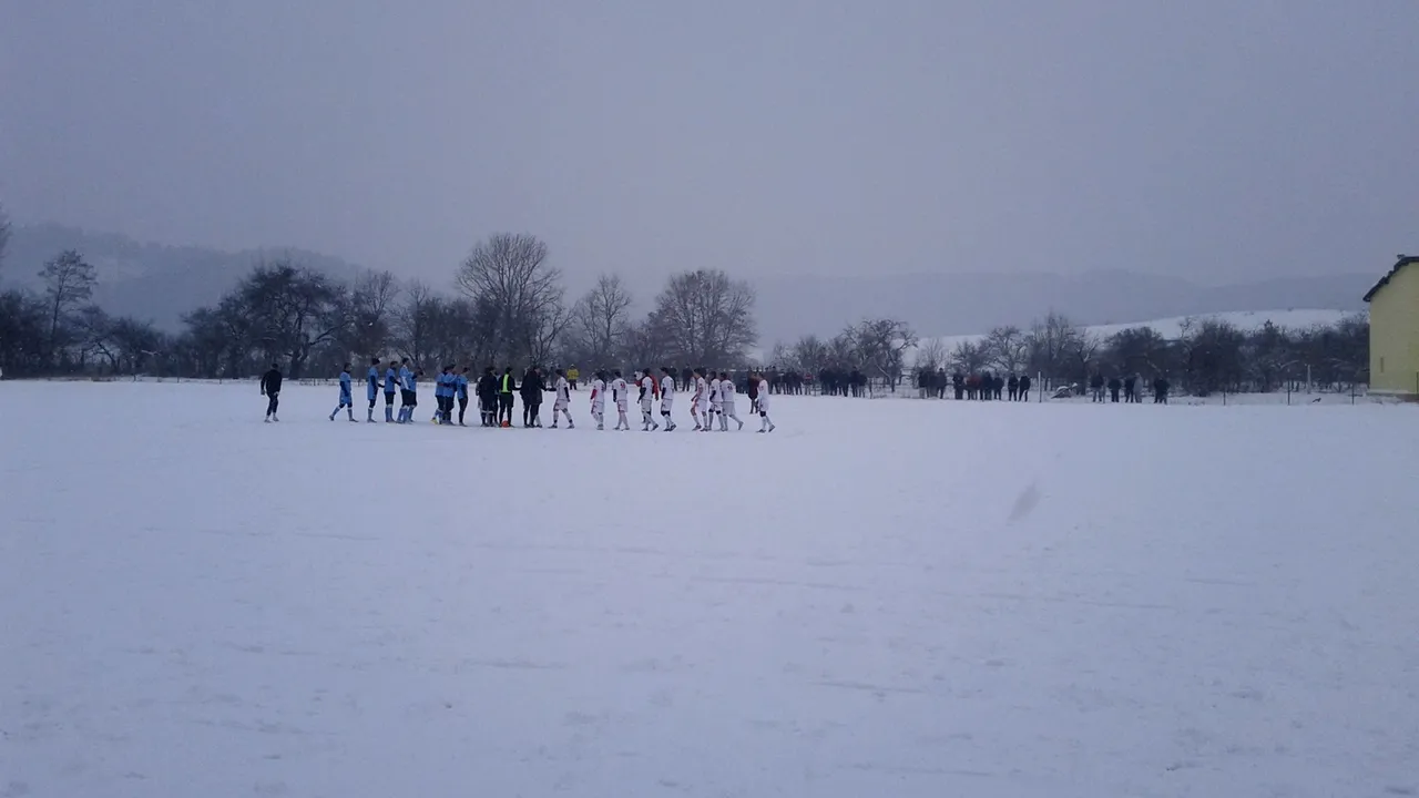 FOTO: Victorie categorică în nămeți! FC Brașov - FC Vulcan 10-0