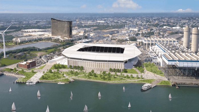 Ce bijuterie! Apar un stadion nou, cu vedere la râu, plus un parc public, în proiectul grandios al echipei de fotbal