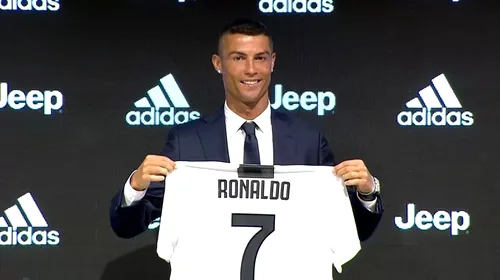 Ronaldo, prezentat oficial la Juventus! Un mesaj dur la prima sa conferință de presă: „Cu tot respectul pentru ei…”