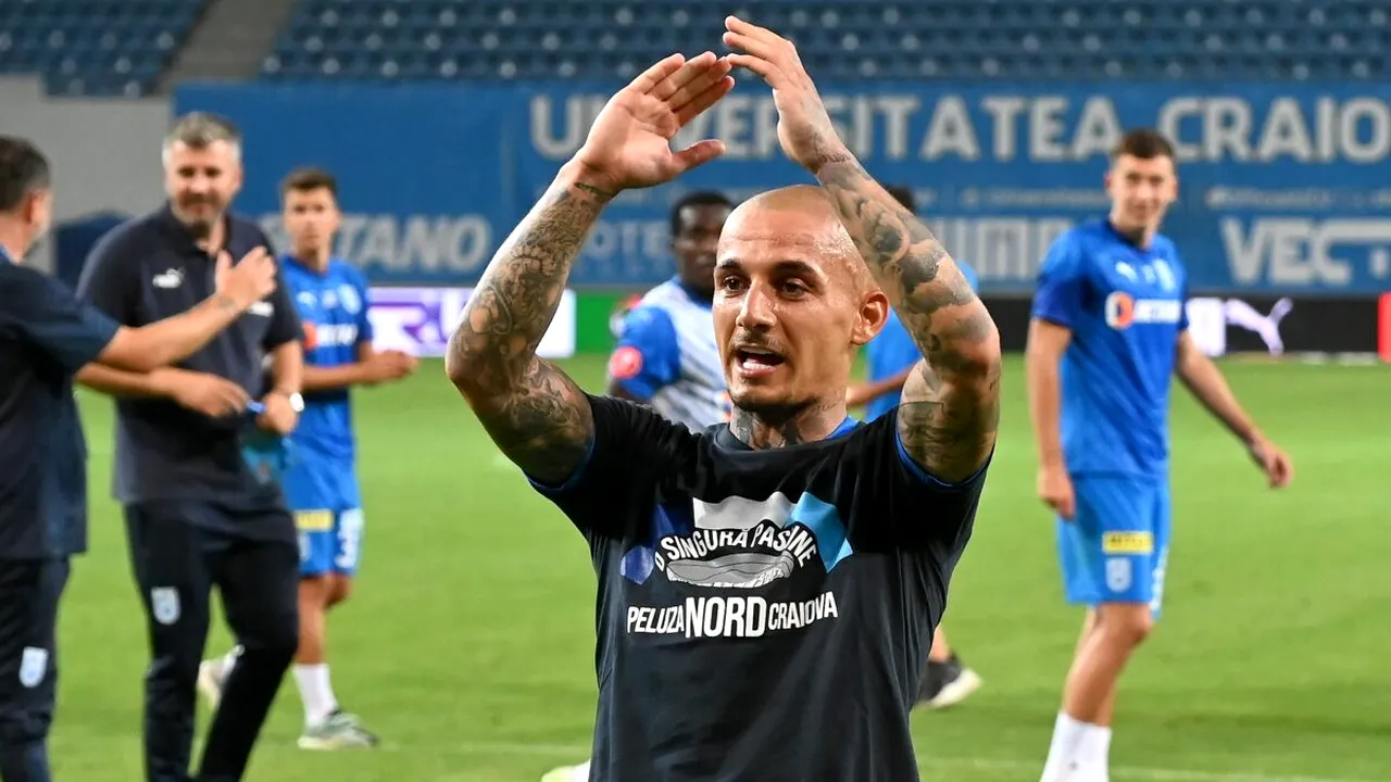 Alex Mitriță, omul meciului Poli Iași - Universitatea Craiova, a jucat cu probleme medicale: „Cred că am contractură!”