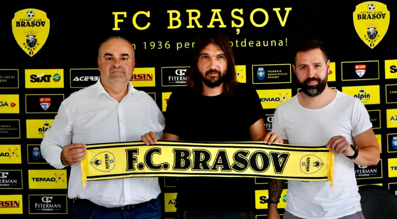 Dan Alexa, prezentat oficial la FC Brașov. ”Chirurgul” nu și-a îndeplinit obiectivul în Liga 3, însă nu e deloc modest: ”Sunt cel mai bun antrenor din Liga 2”