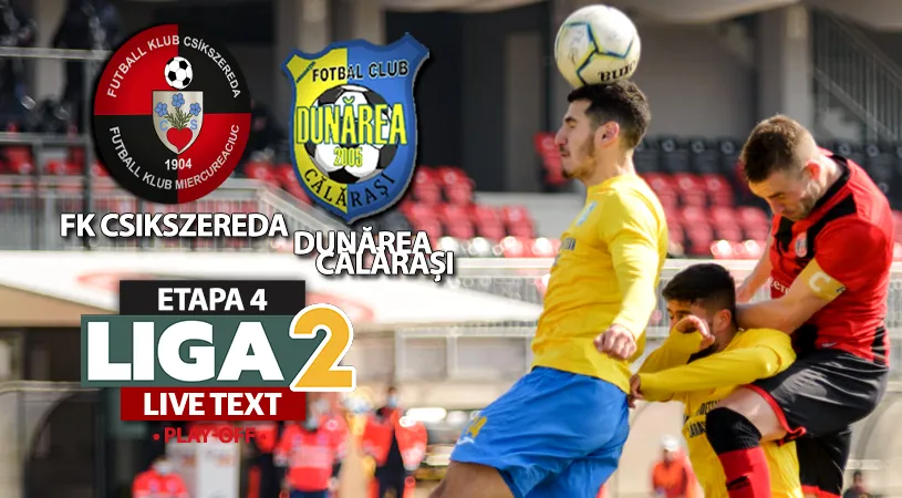 Dunărea Călăraşi învinge din nou FK Csikszereda la Miercurea Ciuc. Bud a înscris după o gafă incredibilă, ciucanii au ratat un penalty când scorul era egal