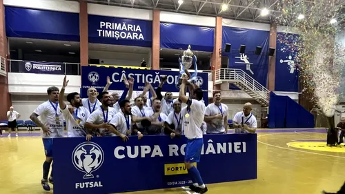 CSM Deva a câștigat Cupa României la futsal chiar pe terenul rivalei CFR Timișoara! One-man show Cristian Matei