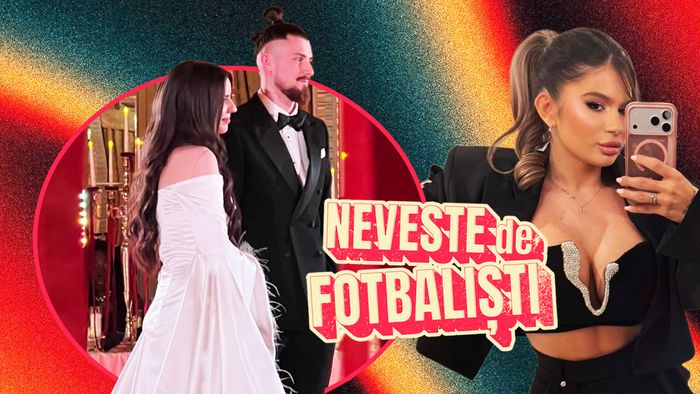 Trei soții de fotbaliști au atras toate privirile la petrecerea de cununie a lui Radu Drăgușin. Fina lui Șumudică a „rupt” cu decolteul accentuat