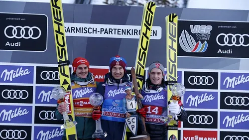 Sărituri cu schiurile | Kamil Stoch a câștigat și a doua etapă în Turneul celor patru trambuline. Cum arată clasamentul general la jumătatea întrecerii, după evoluțiile de la Oberstdorf și Garmisch-Partenkirchen