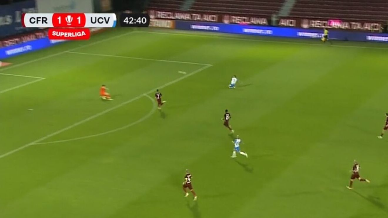 Andrei Ivan, candidat la ratarea sezonului, după ce a nu a fost în stare să înscrie cu poarta goală în CFR Cluj - Universitatea Craiova! | VIDEO