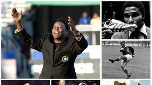 VIDEO + FOTO Decesul lui Eusebio a readus în prim-plan acest clasament. Care au fost cei mai mari fotbaliști din sec. XX