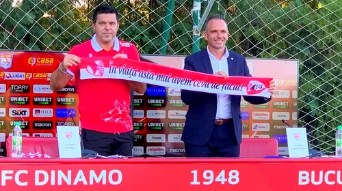 Cosmin Contra are ambiții mari și visează să o facă pe Dinamo campioană: „Primul obiectiv este prezența în play-off!” Planurile noului patron | FOTO & VIDEO