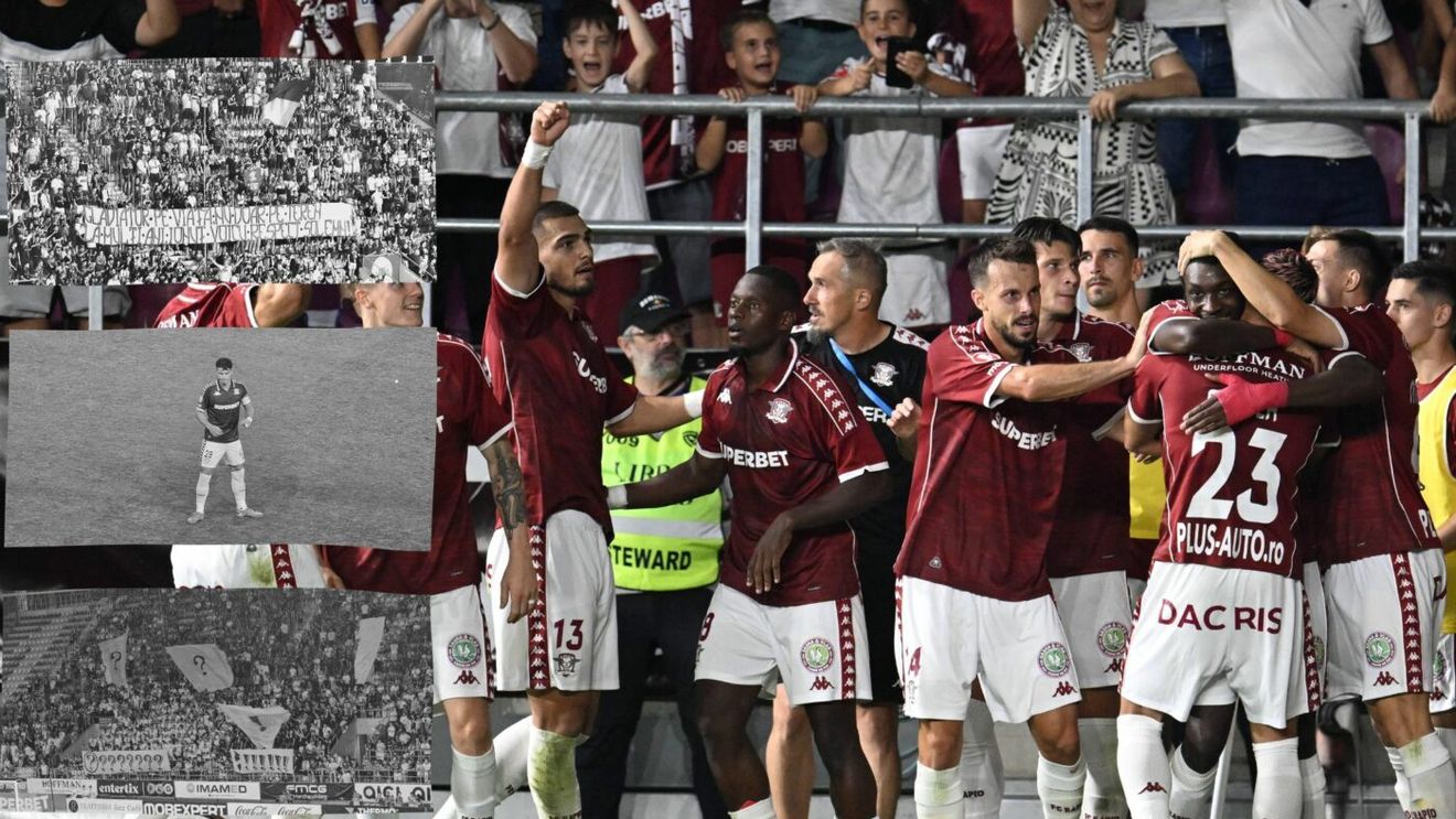 Rapid - FC Botoșani 2-1! 5 lucruri care nu s-au văzut la TV de pe stadionul Giulești! Protest inedit al galeriei: „?!”