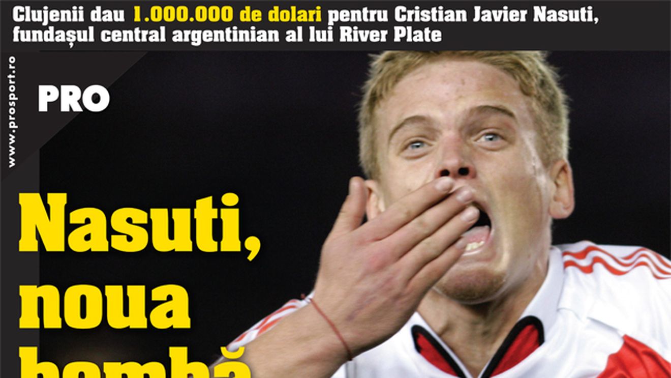 CFR-ul a pus mâna pe Cristian Javier Nasuti de la River Plate!