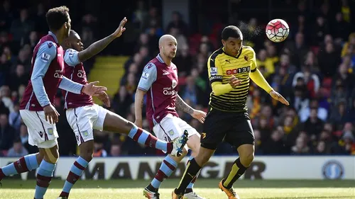 Era minutul 90 și Aston Villa conducea cu 2-1 pe terenul lui Watford. Ce a urmat în ultimele trei minute se poate vedea doar în Premier League