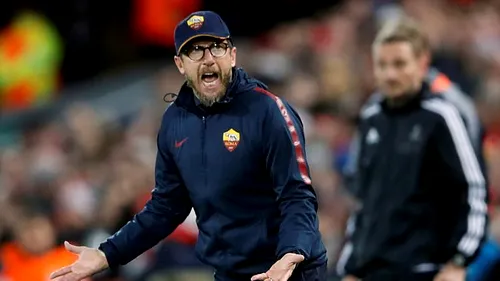 Rănitele etapei, AS Roma și Real Madrid, se luptă în Liga Campionilor. Di Francesco: 