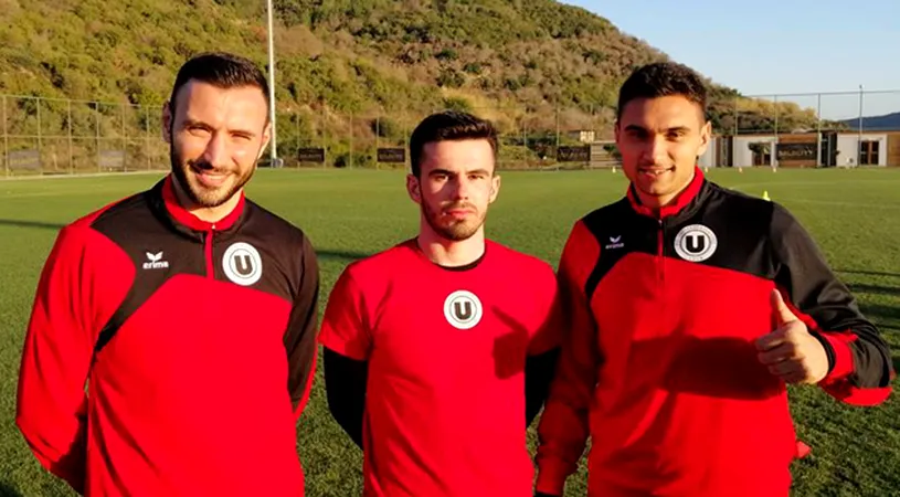 Cu gândul la Liga 1!** Primele impresii ale achizițiilor Universității Cluj după ce au semnat cu echipa antrenată de Bogdan Lobonț