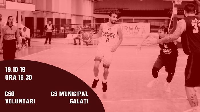 LNBM | Derby-ul Grupei B: CSO Voluntari – CS Municipal Galati, scor 94 - 85