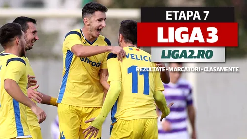 Liga 3, etapa 7, rezultate | Steaua trece și de Rapid 2 și continuă fără greșeală. Oțelul pierde cu Brăila, U Craiova 2 are un nou rezultat ciudat. Cazurile de COVID-19 iau amploare și amână nu mai puțin de 13 partide din această rundă