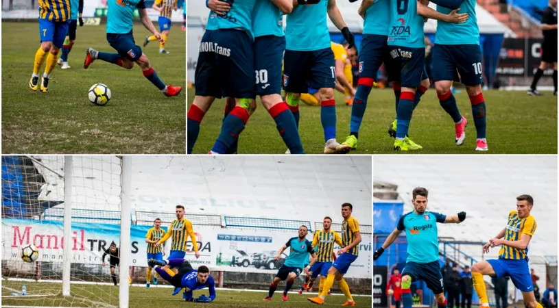 VIDEO | Debut cu dreptul!** Chindia a fost condusă de două ori de Aerostar, dar s-a impus pe final și a resimțit aerul tare de lider