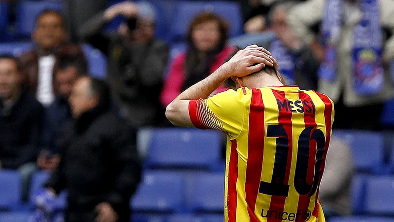 Momente dificile pentru Messi la Barcelona. FOTO Mesaj emoționant pentru starul argentinian după victoria cu Bilbao