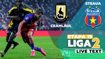 Ceahlăul – Steaua se joacă de la ora 19:00, în deschiderea etapei a 19-a a Ligii 2. Nemțenii mai au șanse la play-off, dar sunt cu gândul la bani