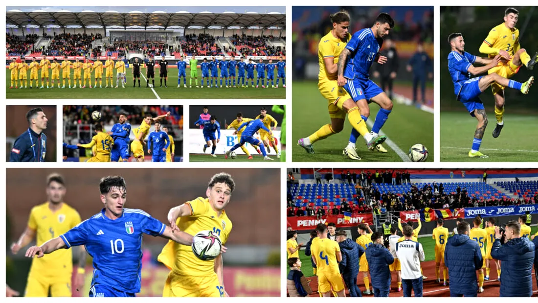 România U20, cu cinci jucători din Liga 2 și unul din Liga 3 utilizați, a remizat cu Italia. FRF se laudă cu numărul de spectatori veniți pe stadionul din Târgoviște!