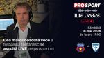 Ilie Dobre comentează LIVE pe ProSport.ro meciul Steaua -FC Voluntari, sâmbătă, 16 mai 2026, de la ora 11:00