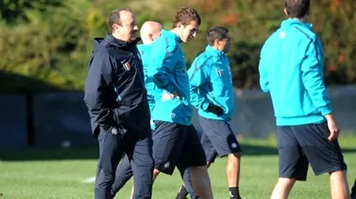 FOTO** Alibec, umăr la umăr cu Sneijder și Zanetti! Românul se pregătește sub atenția lui Rafa Benitez