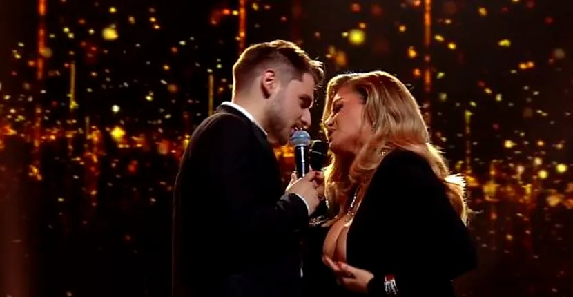 FOTO. Loredana Groza, cu un decolteu generos în finala 'X Factor'! A cântat împreună cu Adrian Petrache, nepotul lui Florin Salam