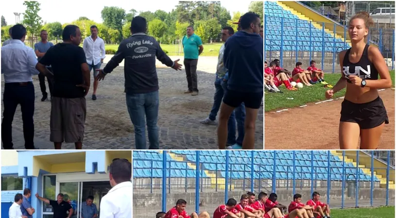 Se întâmplă în România. Fotbaliștii, scoși de pe teren cu Poliția, pe motiv că nu s-a plătit chiria.** Situație jenantă pentru FCM Baia Mare