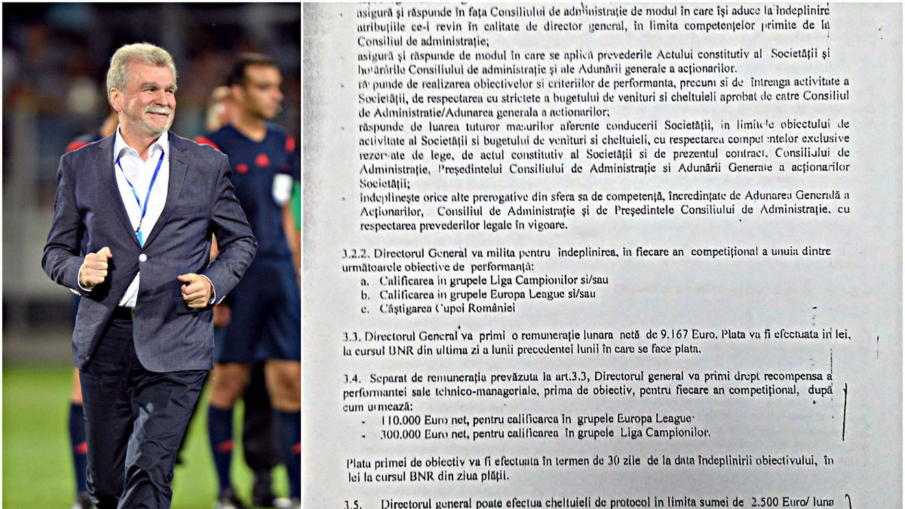 Cum a trăit Dinu Gheorghe drama Rapidului: când clubul începea picajul spre faliment, "Vamă" încasa 9.167 de euro net pe lună în Giulești. Detaliile unui contract mănos. Azi, "Vamă" ar da iar o mână de ajutor | ACTE