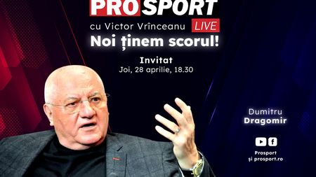 ProSport Live, o nouă ediție premium pe prosport.ro! Dumitru Dragomir e pregătit să dea cele mai bune ponturi în Superliga lu' Mitică