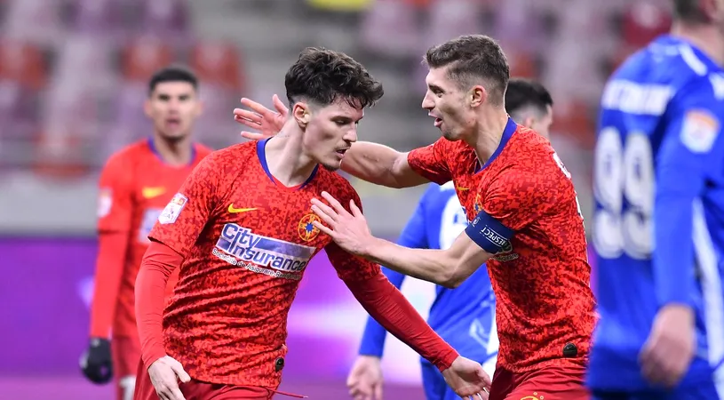 Florin Tănase parcă îi face în ciudă lui Dennis Man! A înscris în Dinamo - FCSB și este noul golgheter al Ligii 1