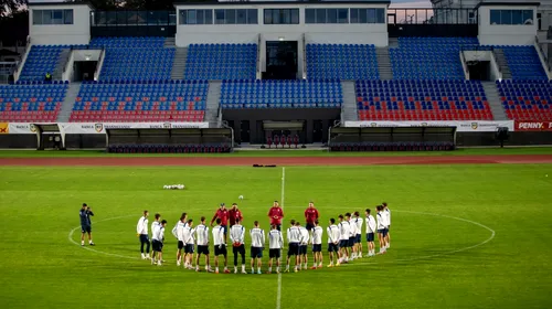 Naționala U20 joacă astăzi la Târgoviște, cu Elveția. Conferința de presă dinaintea meciului, anulată dintr-un motiv incredibil!