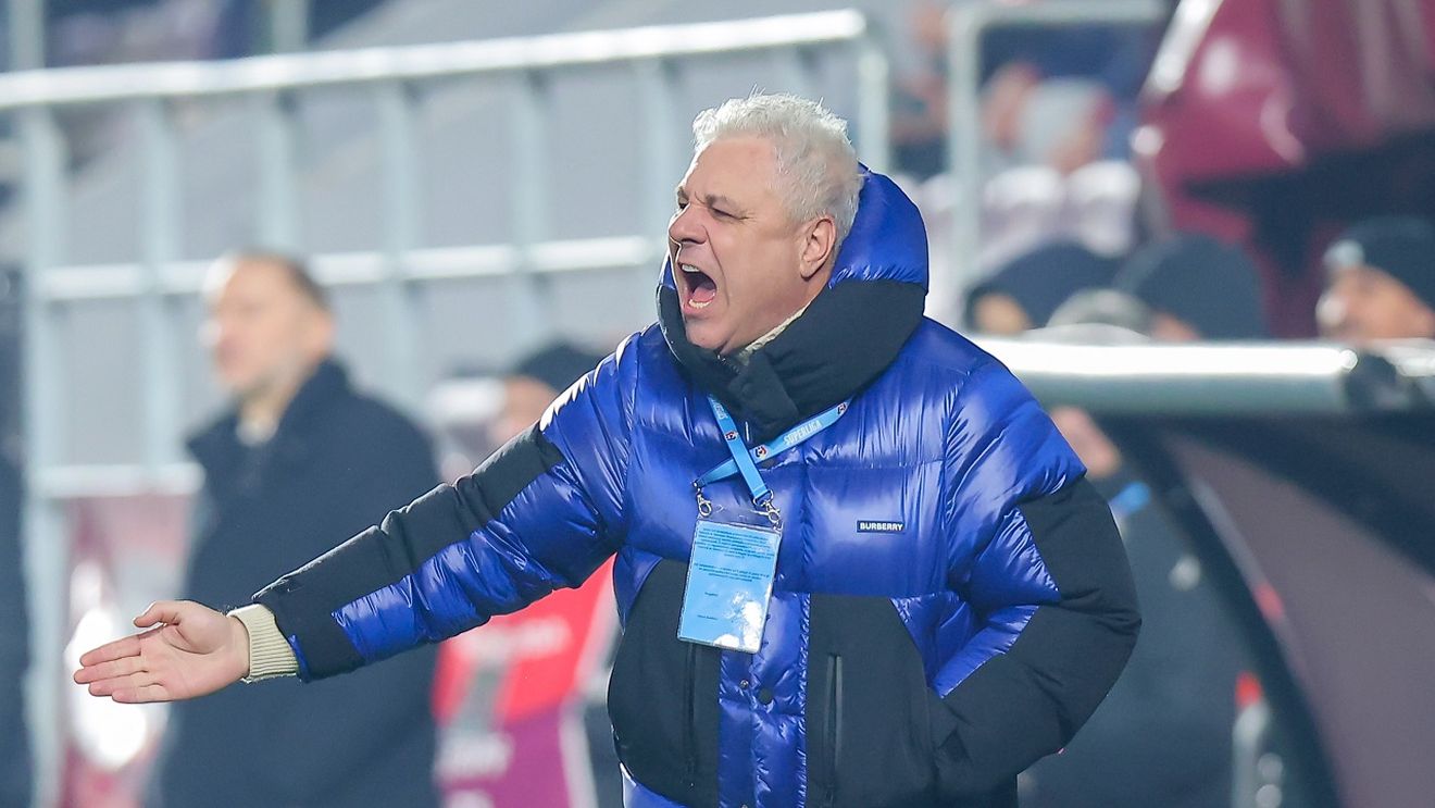Marius Şumudică a urlat în direct la TV şi a plecat din interviu, zbierând, după U Cluj - Rapid 2-1: „E jenant! A fost penalty clar”