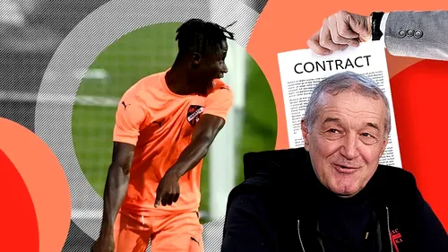 Gigi Becali a mai făcut un transfer de Liga Campionilor! Fotbalistul african a acceptat oferta FCSB și patronul face marele anunț: „A semnat cu noi!”. VIDEO