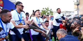 Sărbătoare la FC Argeș! Piteștenii au fost premiați după promovarea în Superliga