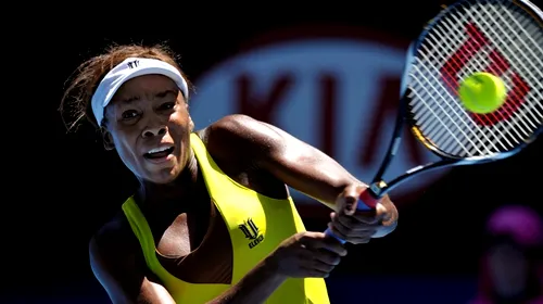 Tinerețe fără bătrânețe. Ajunsă la 37 de ani, Venus Williams va juca pentru pătrunderea în finala de la Australian Open cu Coco Vandeweghe