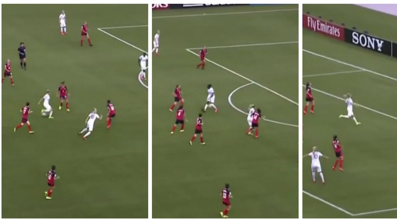 VIDEO | Reușita superbă a unei franțuzoaice candidează deja la "Golul anului": călcâi, "no look pass" și un voleu în viclu