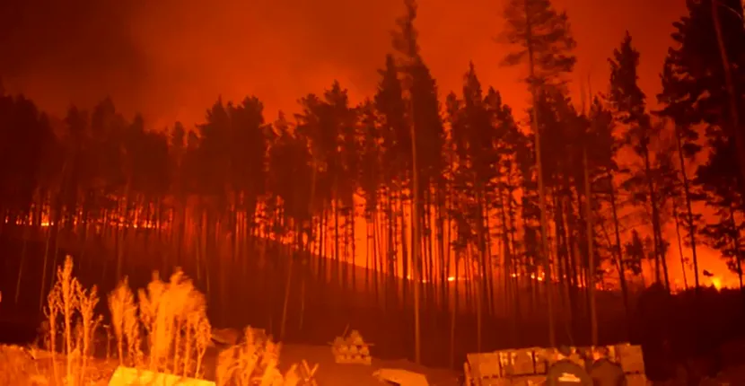 Siberia este în flăcări. Autoritățile au declarat stare de urgență
